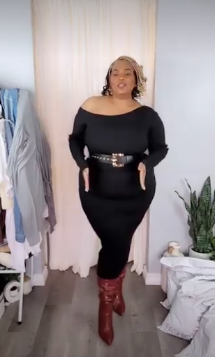Belted Sweater Dress Style