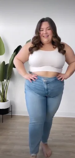 Crop top and Jeans