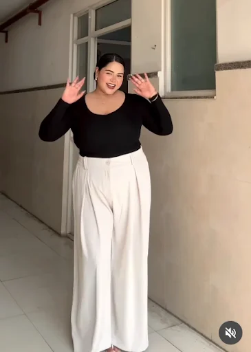 Turtleneck With Wide-Leg Pants
