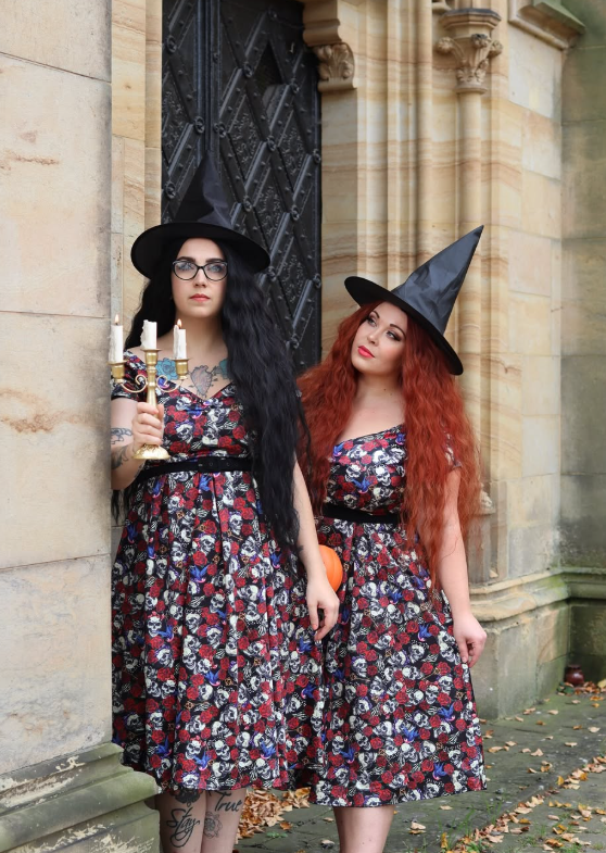 Floral Witch Pair in Print and Personality