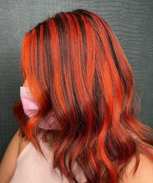 Orange Ribbon Hairstyle