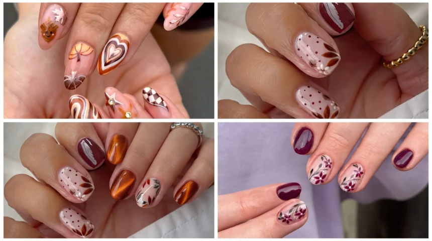 autumn nail designs image