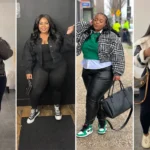 plus size fall outfit black women image
