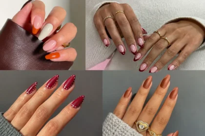 simple fall nails image