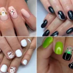 simple halloween nails image