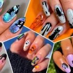 Black Cat Nail Ideas for Charming and Creative Halloween Art