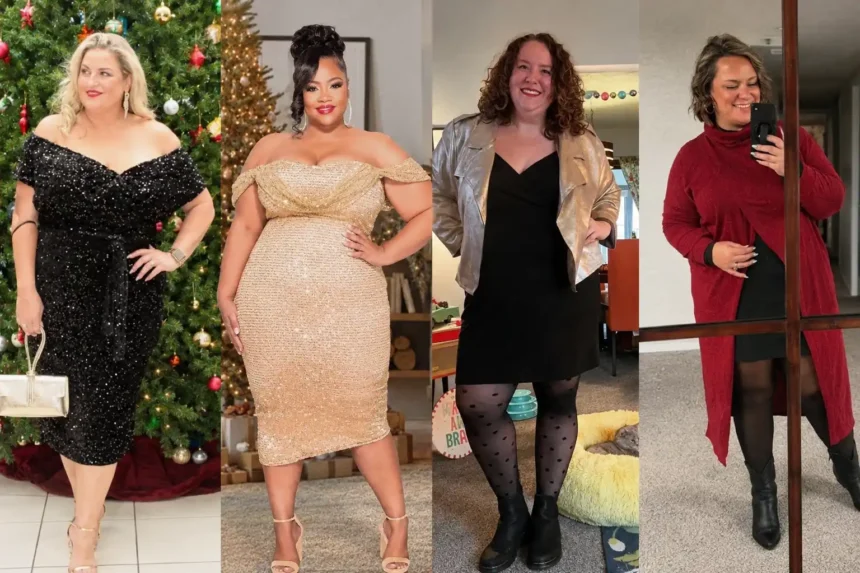 Christmas Outfit Ideas for Plus Size Women With Glamorous Style
