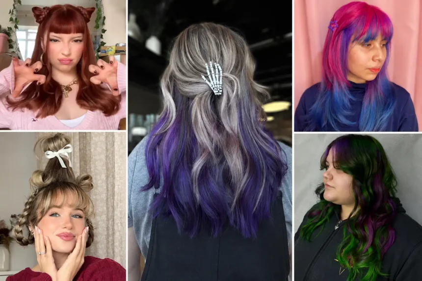 DIY Halloween Hairstyles for Women With Creative Spooky Charm