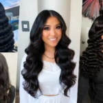 Dark Waves Halloween Hairstyles for Lush Brunette Texture and Radiant Movement