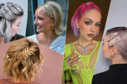 Hairstyles Ideas for Short Hair with Creative Braids, Sleek Buns and Soft Waves