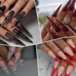Long Stiletto Nails With Gorgeous Details for a Bold, Radiant Look