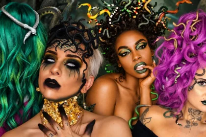 Medusa Hairstyles for a Mesmerizing Mythical Halloween Look